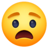 Rosto angustiado - Facebook