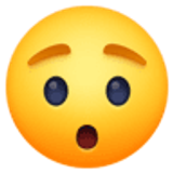 Rosto surpreso - Facebook