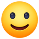 Rosto levemente sorridente - Facebook