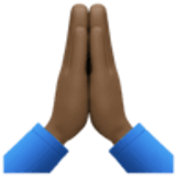 Mãos juntas: pele escura - Facebook