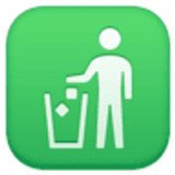 Símbolo de lixeira - Facebook