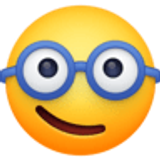 Rosto de nerd - Facebook