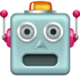 Rosto de robô - Facebook