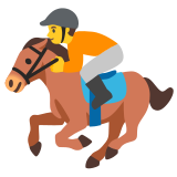 Corrida de cavalos - Noto Color Emoji