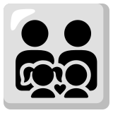 Família: homem, homem, menina e menino - Noto Color Emoji