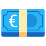Nota de euro - Noto Color Emoji