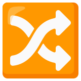 Botão de músicas aleatórias - Noto Color Emoji