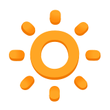 Botão de diminuir brilho - Noto Color Emoji