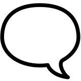 Balão de diálogo à esquerda - Noto Color Emoji