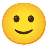 Rosto levemente sorridente - Noto Color Emoji