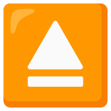 Botão ejetar - Noto Color Emoji