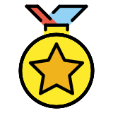Medalha esportiva - OpenMoji