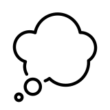 Balão de pensamento - OpenMoji