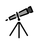 Telescópio - OpenMoji