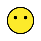 Rosto sem boca - OpenMoji