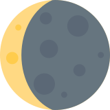 Lua minguante côncava - Twitter / X