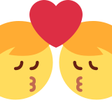 Beijo: homem e homem - Twitter / X