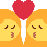 Beijo: mulher e mulher - Twitter / X