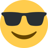 Rosto sorridente com óculos escuros - Twitter / X