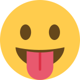 Rosto mostrando a língua - Twitter / X