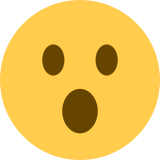 Rosto com boca aberta - Twitter / X