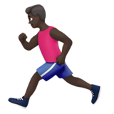 homem correndo: pele escura