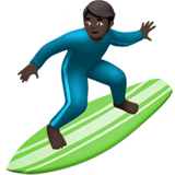 homem surfista: pele escura