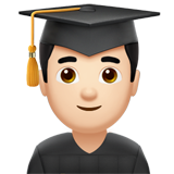 estudante: pele clara