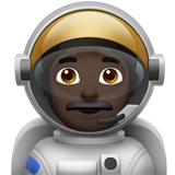 astronauta homem: pele escura