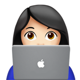 tecnóloga: pele clara