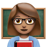 professora: pele morena