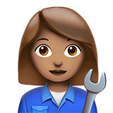 mecânica: pele morena