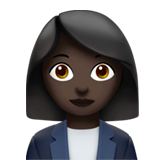 funcionária de escritório: pele escura