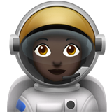 astronauta mulher: pele escura