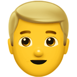 homem loiro emoji