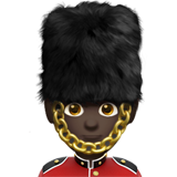 guarda homem: pele escura