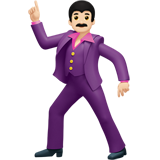 homem dançando: pele clara