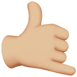 sinal "me liga": pele morena clara