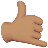 sinal "me liga": pele morena