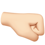 punho direito: pele clara