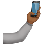 selfie: pele morena escura