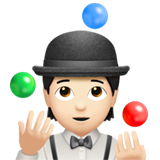 malabarista: pele clara