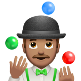 homem malabarista: pele morena