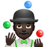 homem malabarista: pele escura