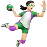 jogadora de handebol: pele clara