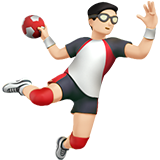 jogador de handebol: pele clara