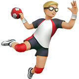 jogador de handebol: pele morena clara