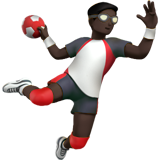 jogador de handebol: pele escura