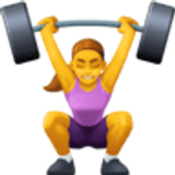 Mulher levantando peso - Facebook