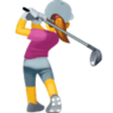 Mulher golfista - Facebook